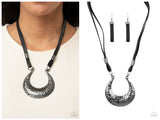 Majorly Moonstruck - Black Necklace