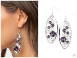 Rock Candy Bubbly - Purple Earring