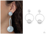 Social Sphere - Silver Post Earring