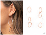 Talk In Circles - Copper Post Earring