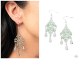 Sentimental Shimmer - Green Earring