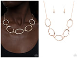Gritty Go-Getter - Rose Gold Necklace