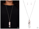 Drip Drop Dazzle - Pink Necklace