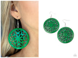 Ocean Canopy - Green Earring
