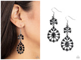 Posh Palooza - Black Earring
