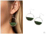 Head-Over-Horizons - Green Earring