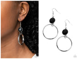 Standalone Sparkle - Black Earring