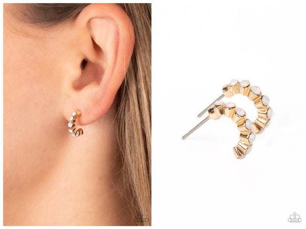 Carefree Couture - Gold Hoop Earring