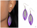 Venetian Vanity - Purple Earring