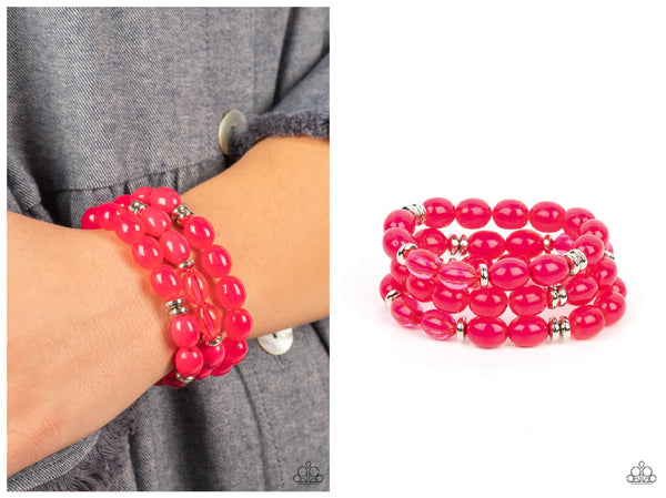 Coastal Coastin - Pink Bracelet