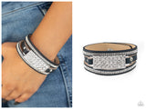 Shockingly Sparkly - Blue Bracelet