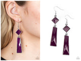 Hollywood Harmony - Purple Earring