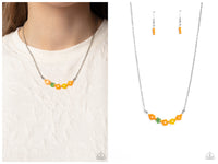 BOUQUET We Go - Orange Necklace