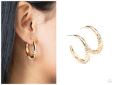 Subliminal Shimmer - Gold Hoop Earring