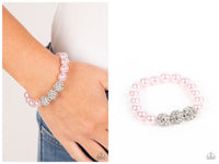 Breathtaking Ball - Pink Bracelet