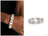 Teasing Torrent - White Bracelet