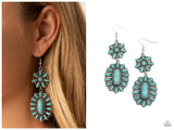 Richly Rustler - Blue Earring