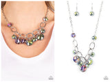 Rhinestone River - Multi Necklace