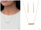 Living The Mom Life - Gold Necklace