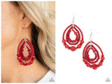 Prana Party - Red Earring