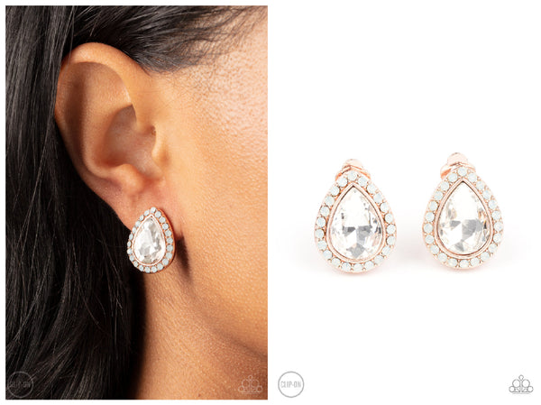 Cosmic Castles - Rose Gold Clip-on Earring