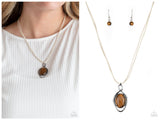 Desert Mystery - Brown Necklace