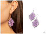 Glacial Glades - Purple Earring