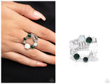 Butterfly Bustle - Green Ring