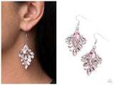 Stellar-escent Elegance - Pink Earring
