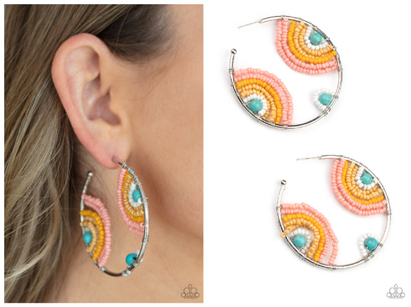 Rainbow Horizons - Multi Hoop Earring