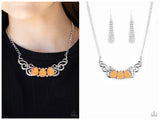 Heavenly Happenstance - Orange Necklace