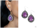 Terrazzo Tundra - Purple Earring