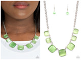 Aura Allure - Green Necklace