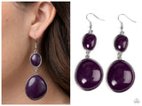 Soulful Samba - Purple Earring