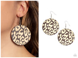 Catwalk Safari - Brown Earring