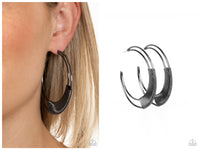 Artisan Attitude - Black Hoop Earring