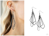 Shape Shifting Shimmer - Black Earring