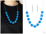 Hello, Material Girl - Blue Necklace