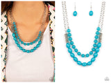 Venetian Voyage - Blue Necklace