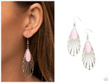 WING-A-Ding-Ding - Pink Earring