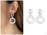 Modern Motivation - White Post Earring