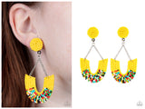 Make it RAINBOW - Yellow Post Earring