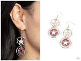 Liberty and SPARKLE for All - Red Earring