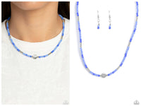 Beaming Bling - Blue Necklace