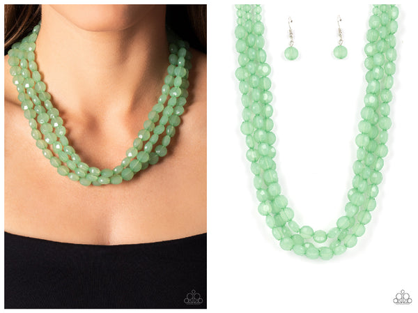 Boundless Bliss - Green Necklace