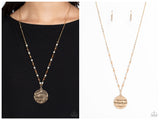 Serving the Lord - Gold Necklace