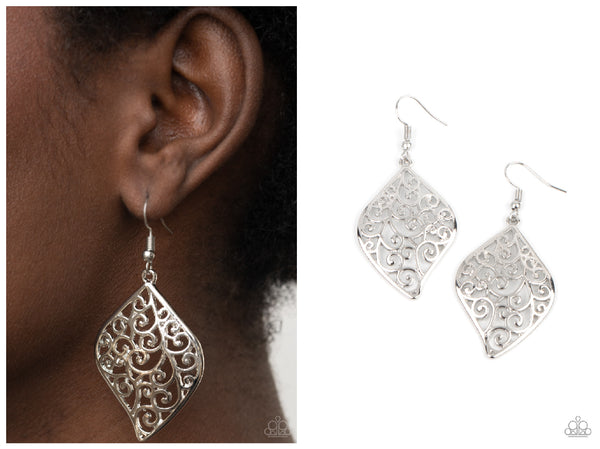 Your Vine Or Mine - Silver Earring