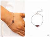 Heartachingly Adorable - Red Bracelet