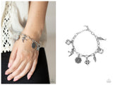 Fancifully Flighty - White Bracelet
