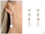Yacht Scene - Gold Post Earring